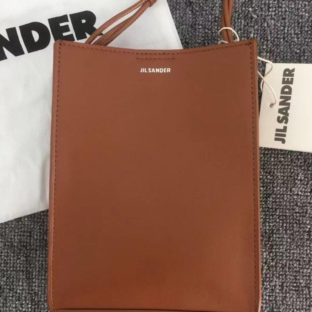 JIL SANDER BROWN ‘TANGLE SMALL’ SHOULDER BAG - Picture 6 of 8